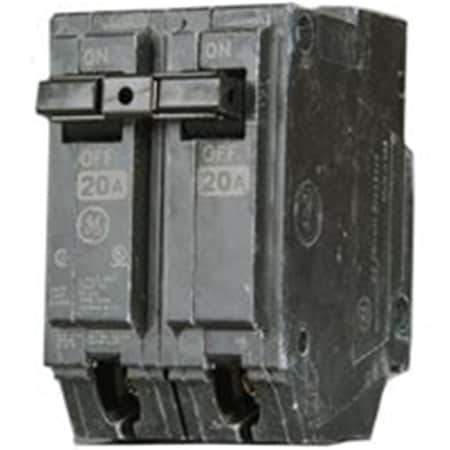 Ge Electric Circuit Breaker, THQL Series, 50A, 2 Pole, 120/240V AC, 10kA at 120/240V AC 6122105